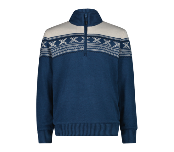 Hálfrennd Vindheld Ullarpeysa