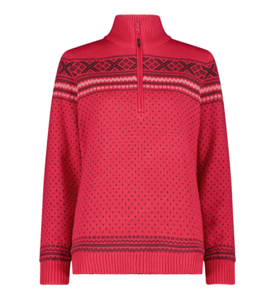 Hálfrennd Vindheld Ullarpeysa dömu Carm