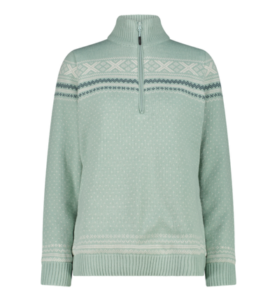 Hálfrennd Vindheld Ullarpeysa dömu Jade