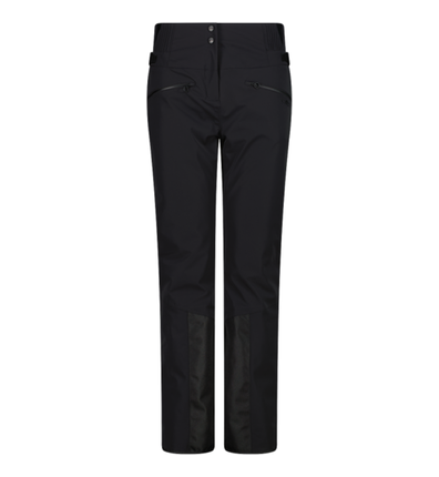 Twill Stretch Skíðabuxur dömu Blk