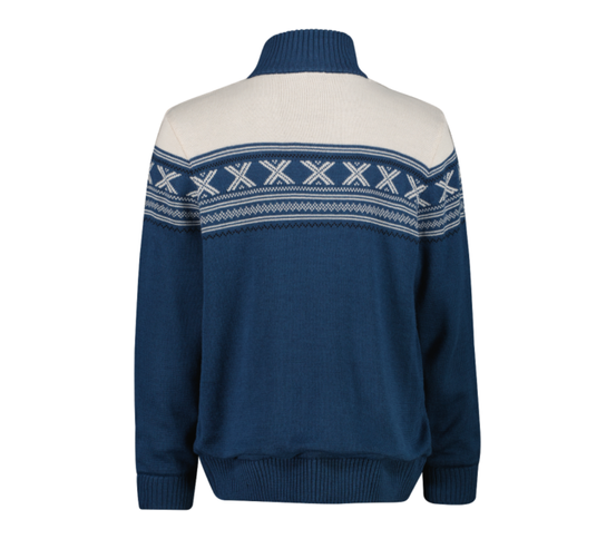 Hálfrennd Vindheld Ullarpeysa