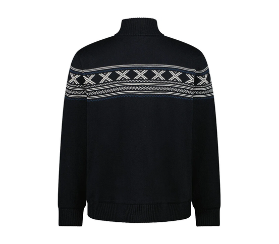 Hálfrennd Vindheld Ullarpeysa