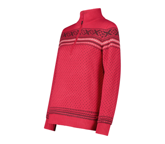 Hálfrennd Vindheld Ullarpeysa dömu