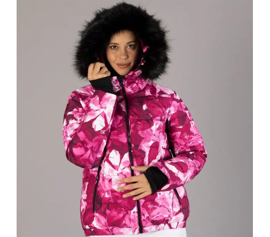 Skíðaúlpa með hettu dömu