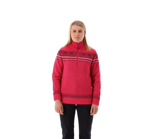 Hálfrennd Vindheld Ullarpeysa dömu