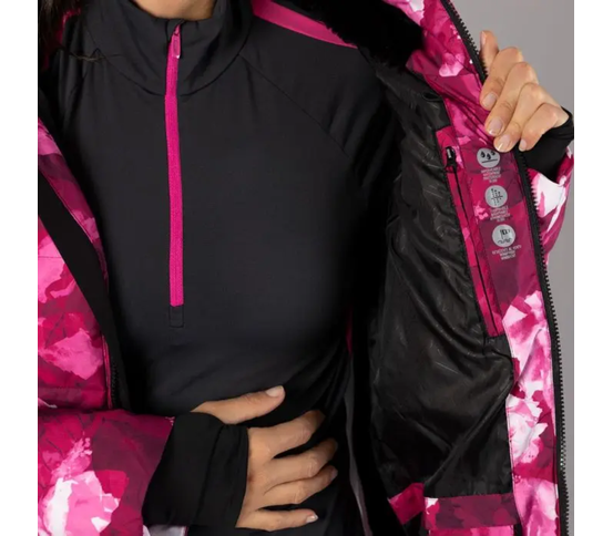 Skíðaúlpa með hettu dömu