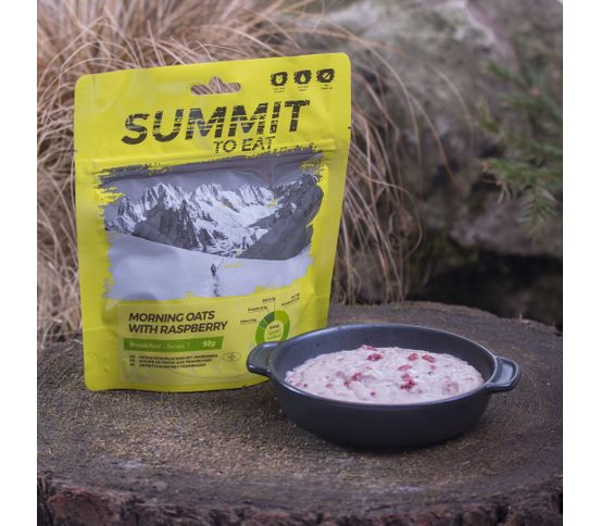 Morning Oats With Raspberry