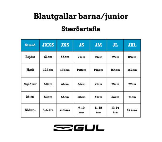 Flexor 5/4/3 Yulex Junior blautgalli
