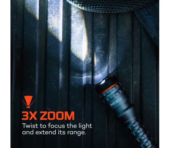 DaVinci 800 endurhlaðanlegt vasaljós