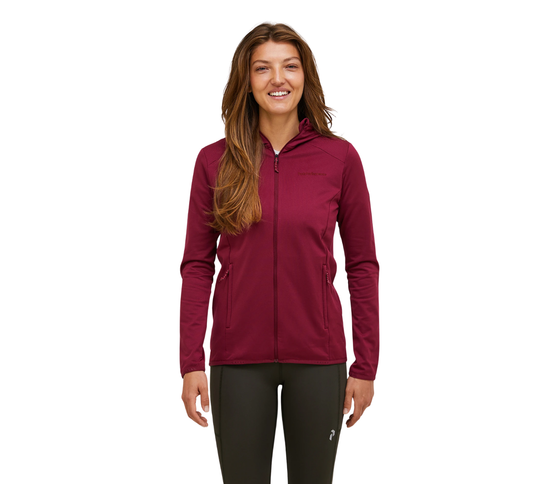 Light Zip Hood dömu peysa