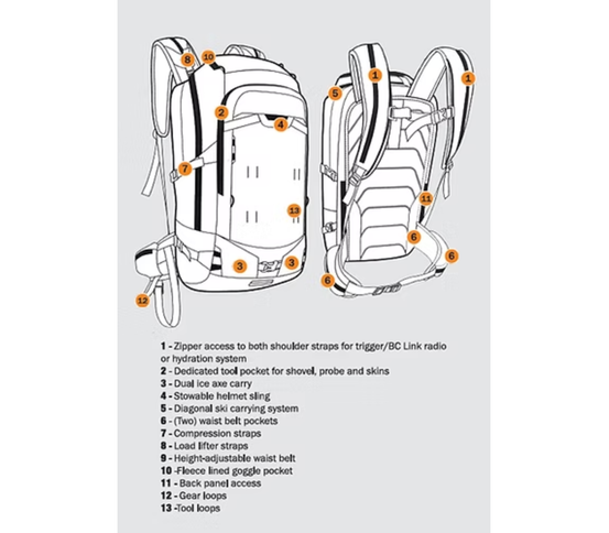 BCA Float Snjóflóðabakpoki 42L