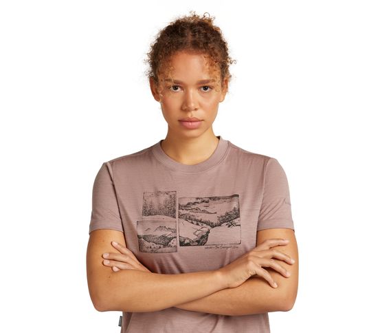 150 Tee Journey stuttermabolur dömu