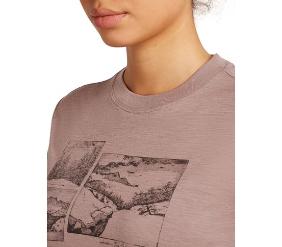 150 Tee Journey stuttermabolur dömu