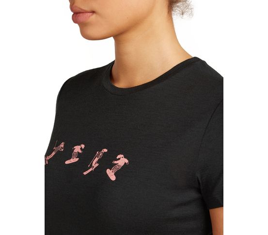 150 Tee Snow Day stuttermabolur dömu