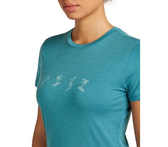 150 Tee Snow Day stuttermabolur dömu