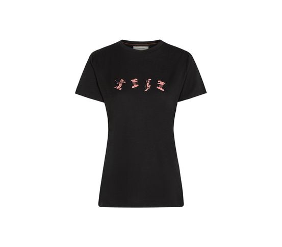 150 Tee Snow Day stuttermabolur dömu