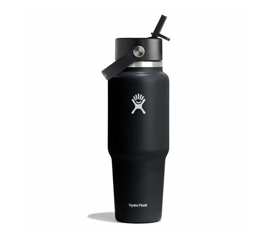 32 oz Wide Mouth Travel brúsi með röri