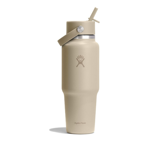 32 oz Wide Mouth Travel brúsi með röri