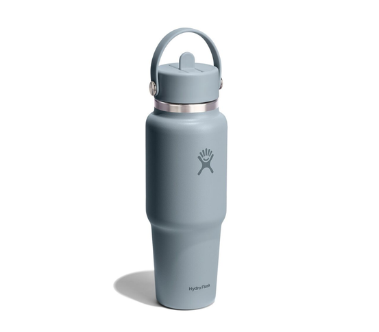 32 oz Wide Mouth Travel brúsi með röri