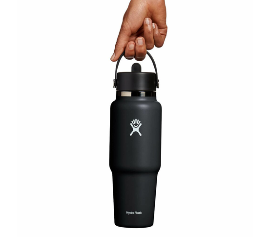 32 oz Wide Mouth Travel brúsi með röri