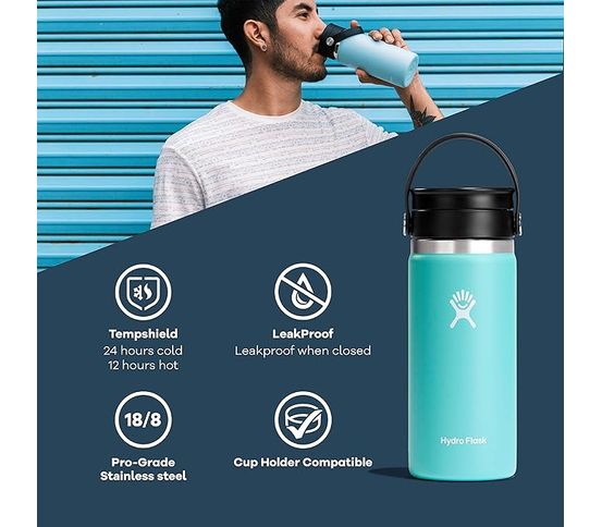 12oz/354ml kaffibrúsi með Flex Sip™ Lid