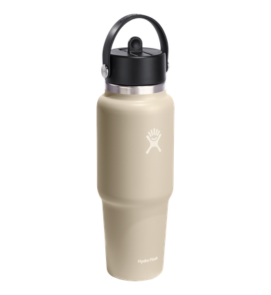 32 oz Wide Mouth Travel brúsi með röri Oat