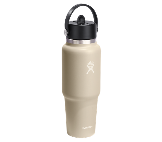 32 oz Wide Mouth Travel brúsi með röri