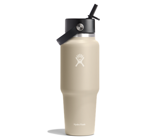 32 oz Wide Mouth Travel brúsi með röri