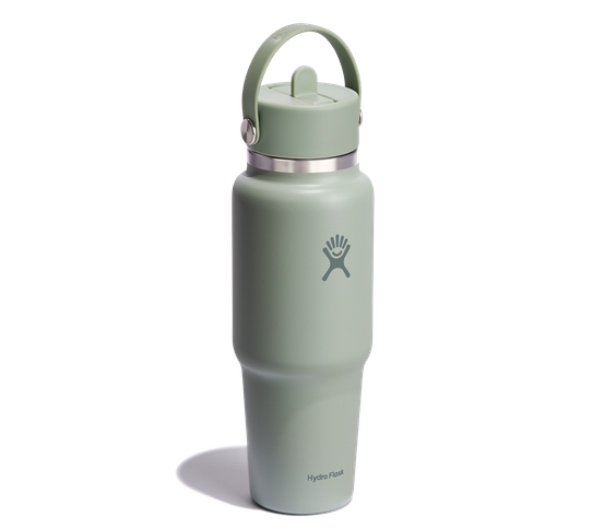 32 oz Wide Mouth Travel brúsi með röri