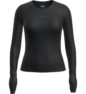 75 CL Feather Crewe síðermabolur dömu Blk