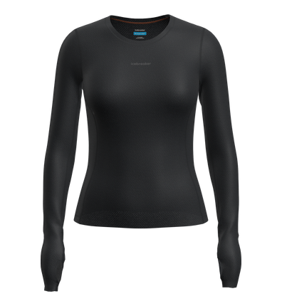 75 CL Feather Crewe síðermabolur dömu Blk