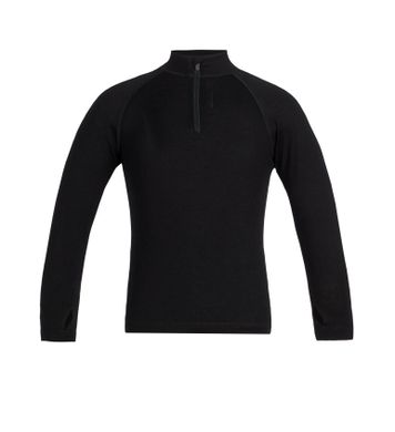 Kids 260 Tech LS Half Zip Blk