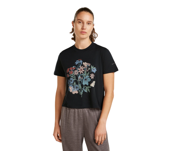 150 Tech Lite Crop Tee Flora dömu