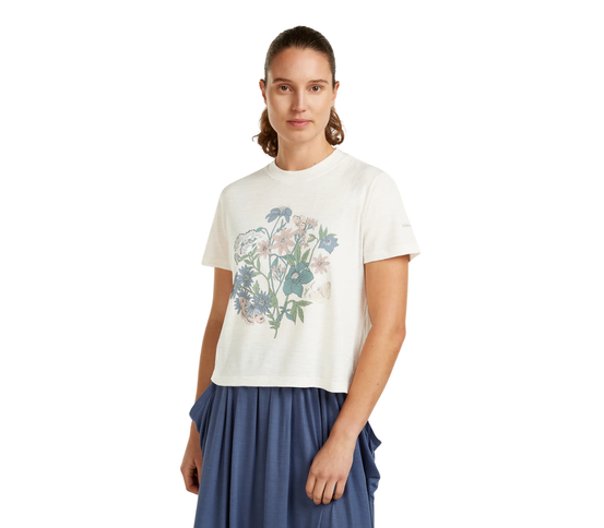 150 Tech Lite Crop Tee Flora dömu