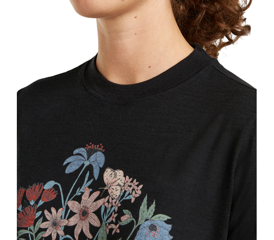 150 Tech Lite Crop Tee Flora dömu