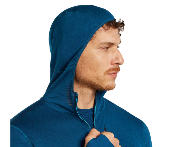 200 Realfleece Descender peysa m/hettu