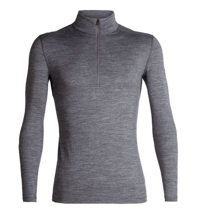 200 Oasis LS Half Zip GritstoneHeather