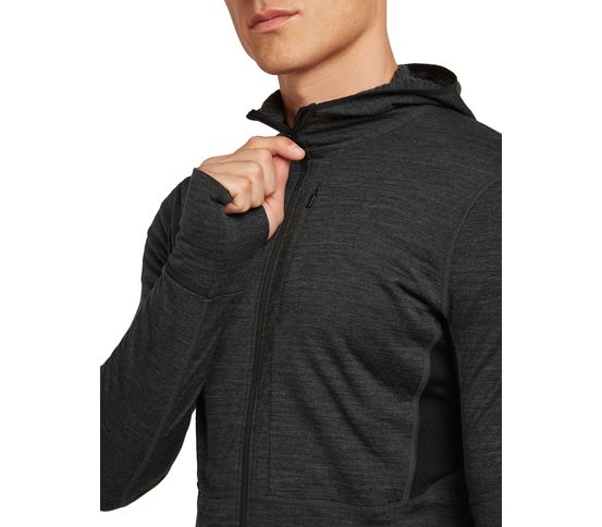 200 Realfleece Descender peysa m/hettu