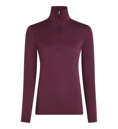 200 Oasis Half Zip dömu DBerry