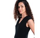thumb Granary Sleeveles V Neck Dress