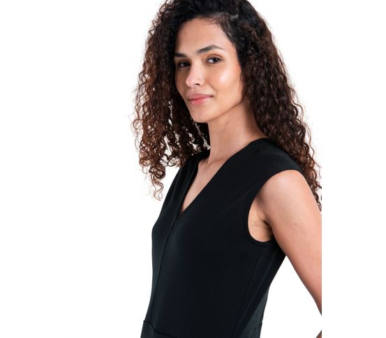 Granary Sleeveles V Neck Dress