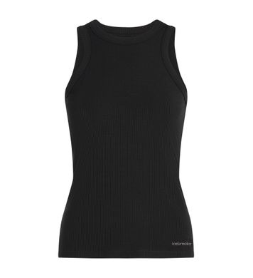 Rib Lotus dömu hlýrabolur Blk