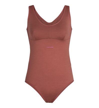 Queens Tank Bodysuit Grape