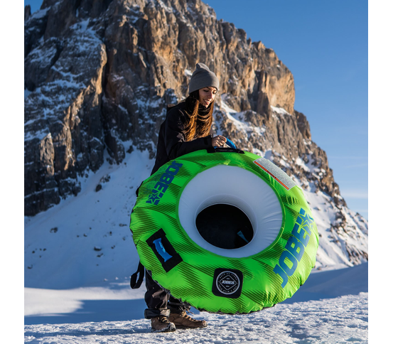 Uppblásanlegur snjótogbelgur