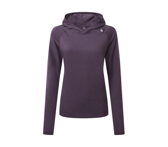 Glace síðermabolur með hettu dömu