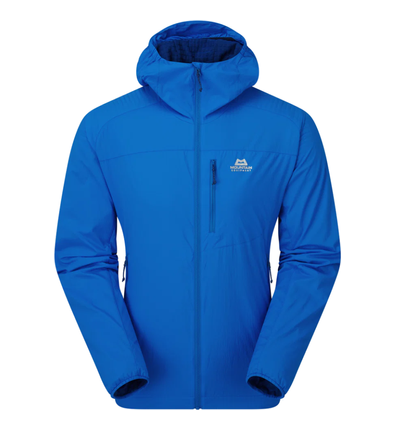 Aerotherm jakki með hettu AtlBlue