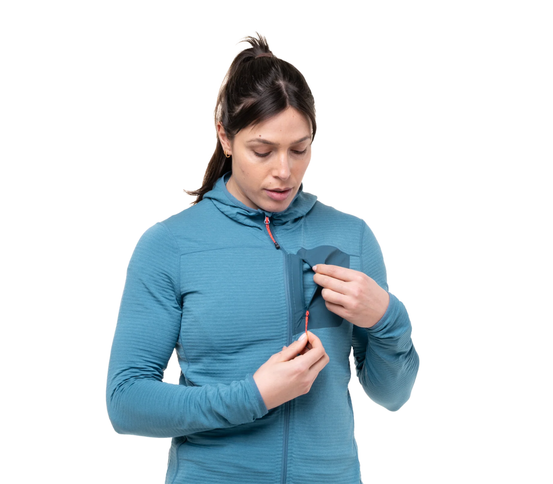 Lumiko peysa með hettu dömu