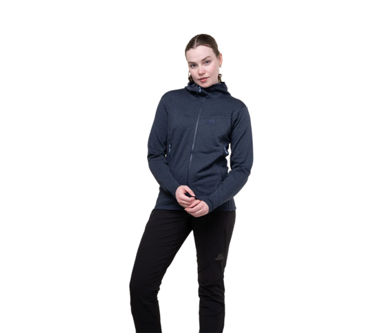 Apiro rennd hettupeysa dömu