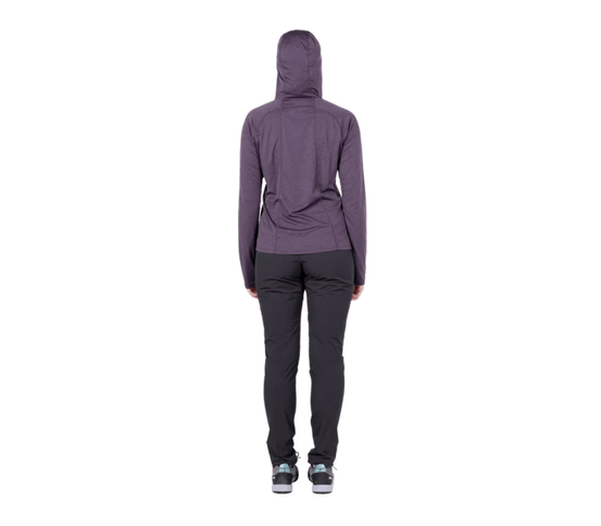 Glace síðermabolur með hettu dömu