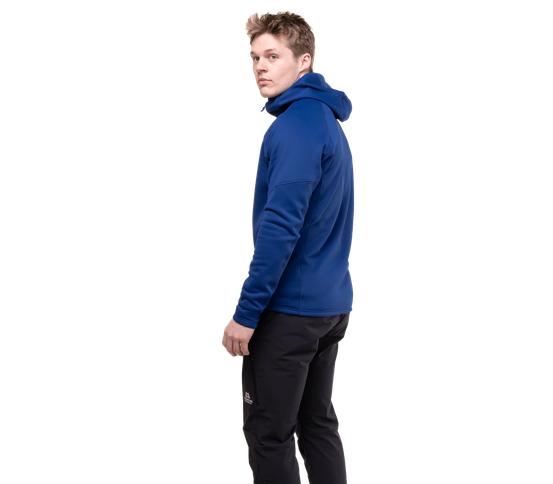 Jorasses flíspeysa m/hettu